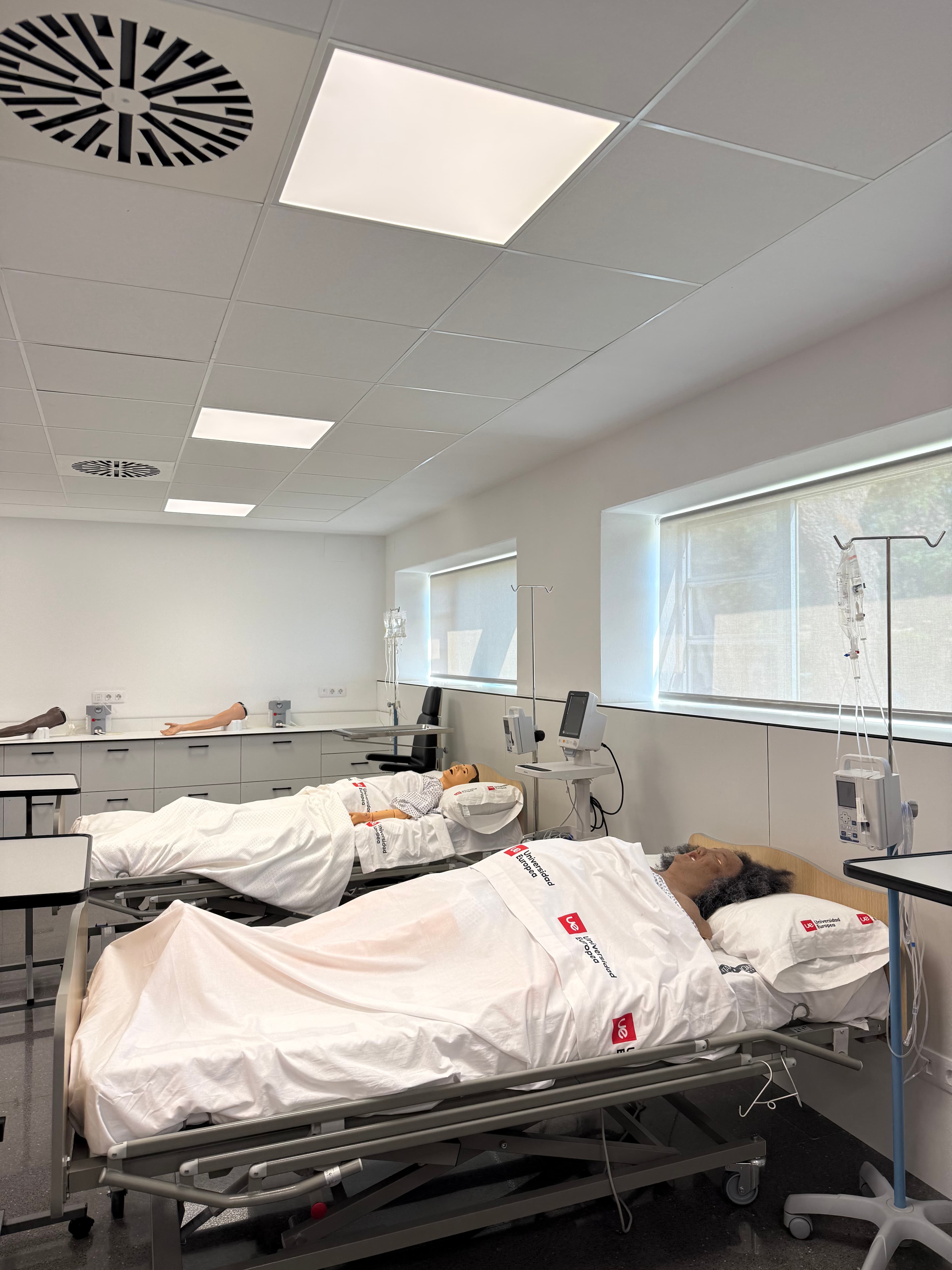Chambre de simulation hospitalière