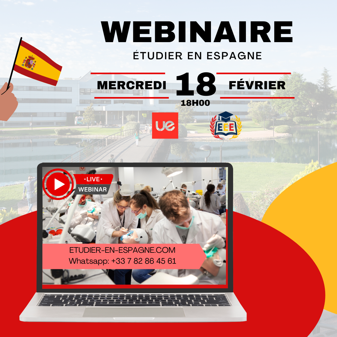 Webinaire Étudier en Espagne - étudiants en Espagne